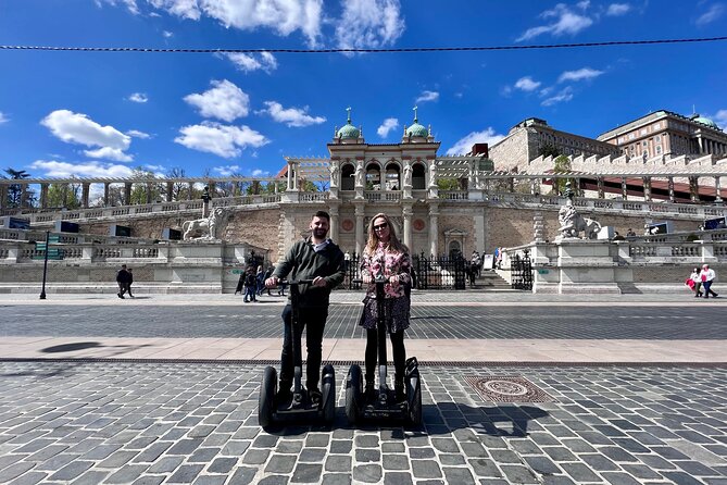 1.5 Hour Budapest Segway Tour - To The Castle Area - Szent Gellért Monument: monk statue, hill views, and river air