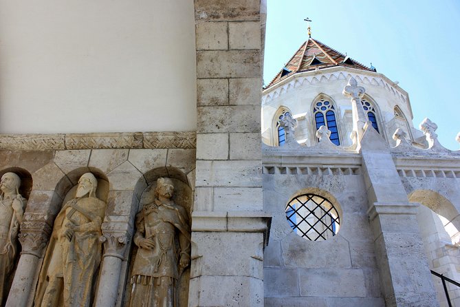 Buda Castle District Walk with Entry to Matthias Church - Disz Square approach and the quieter promenade stretch