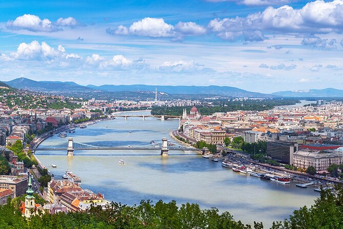 Budapest Audio Guide Cruise with Day, Sunset and Night Options - Liberty Bridge, Budapest University of Technology, and Urban Detail