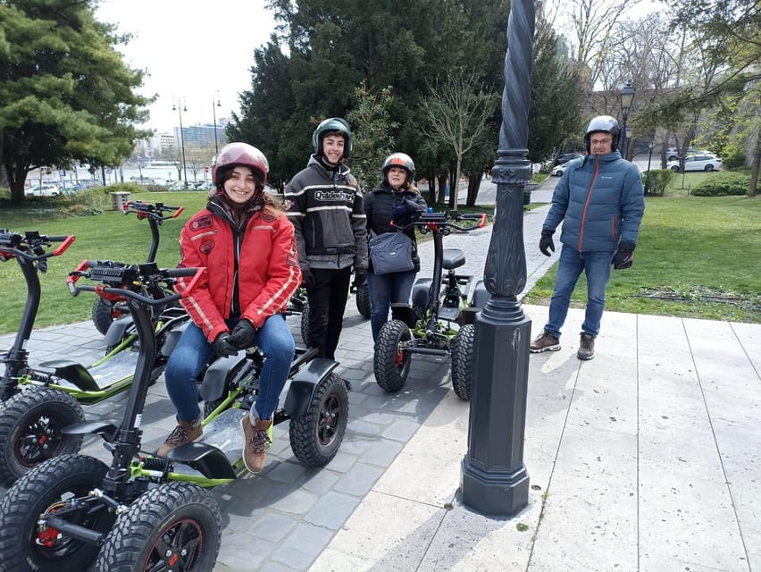 Budapest: Buda Highlights Guided Tour on Electric EZRaider - Safety and comfort you can actually feel: stable ATV, helmet, and a real instruction phase