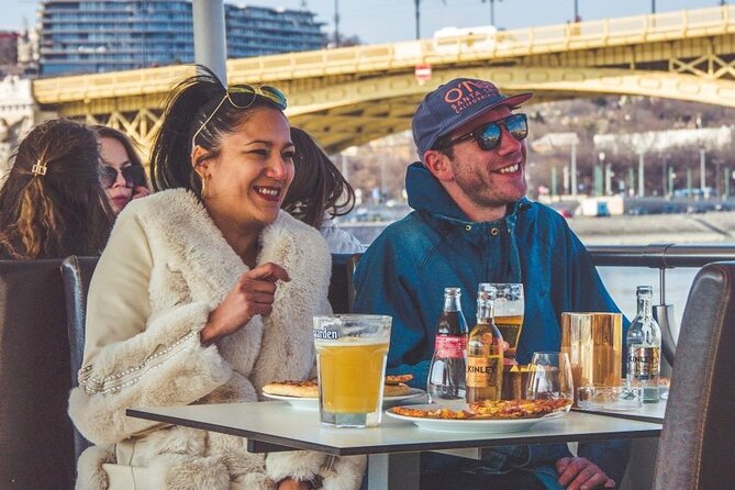 Budapest Danube Pizza Cruise with Welcome Drink - Liberty Bridge, Thermal-Bath Neighborhood Clues, and City Institutions