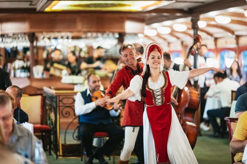 Budapest: Dinner Cruise with Live Music and Folk Dance Show - Danube Sights in 90 Minutes: Parliament to Gellért Hill