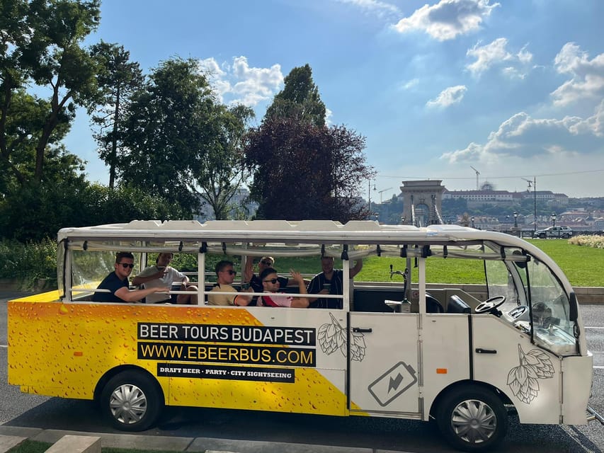 Budapest: eBeerBus Sightseeing Tour - Your beer situation: unlimited Hungarian draft, plus your own playlist