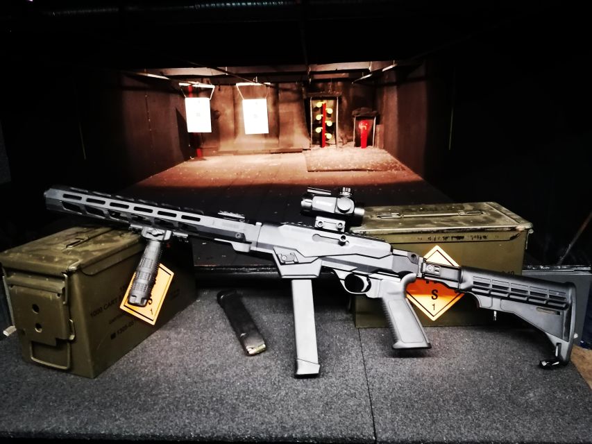 Budapest: Hollywood Gun Range Shooting Package - What you’ll shoot: the movie-style firearm lineup (with round counts)
