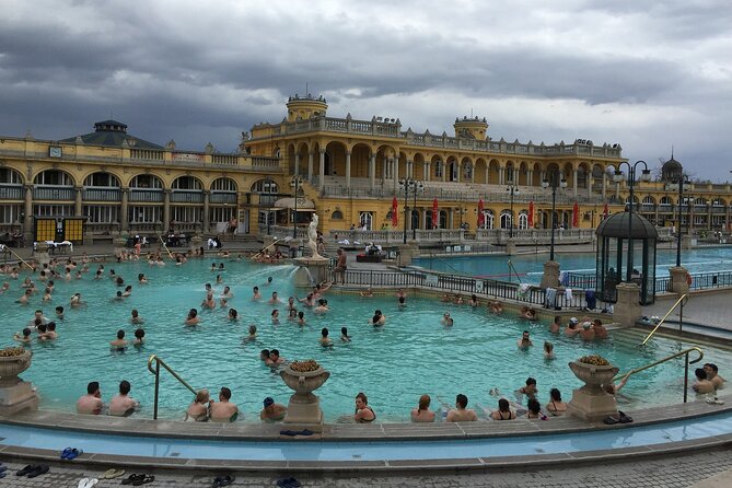 Entrance to Szechenyi Spa in Budapest - Comfort reality: loungers, lockers, and where days go right or wrong