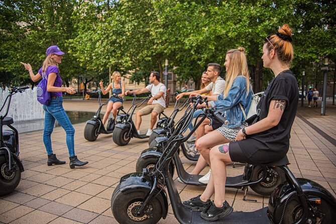 Guided Tours in Budapest on E-Scooter with various routes - Heroes Square and Andrássy Avenue on request, plus a City Park stroll