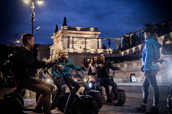 Small-Group Night Tour in Budapest on MonsteRoller e-Scooters - The Chain Bridge build-up: panoramic stops before you climb